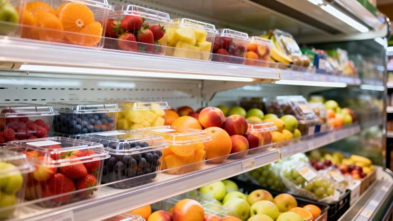 新鲜水果陈列柜图片