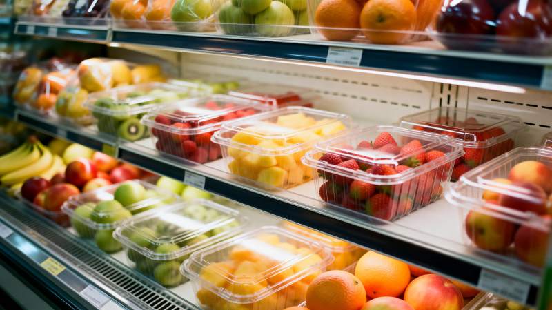 新鲜水果陈列柜图片