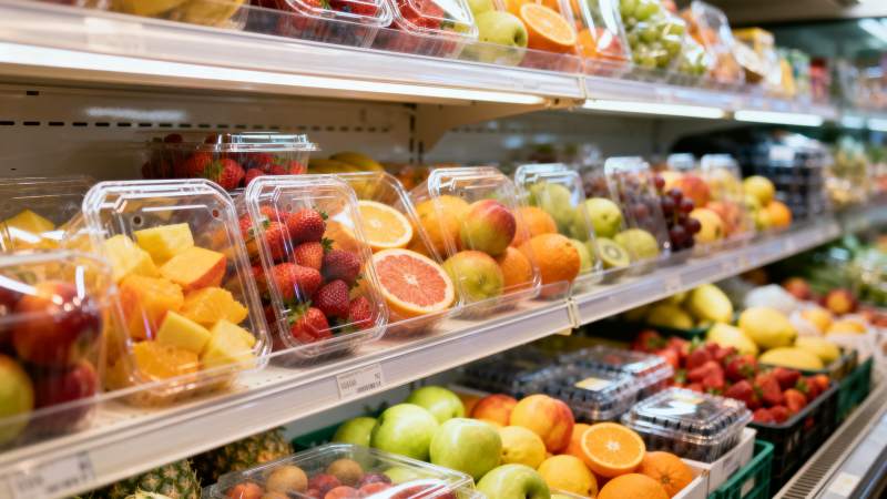 新鲜水果陈列柜图片