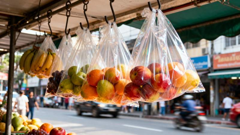 街头水果摊图片