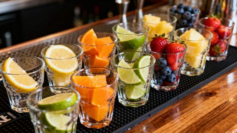 水果鸡尾酒拼盘图片