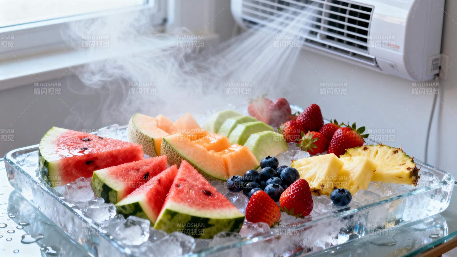 冰镇水果拼盘图片