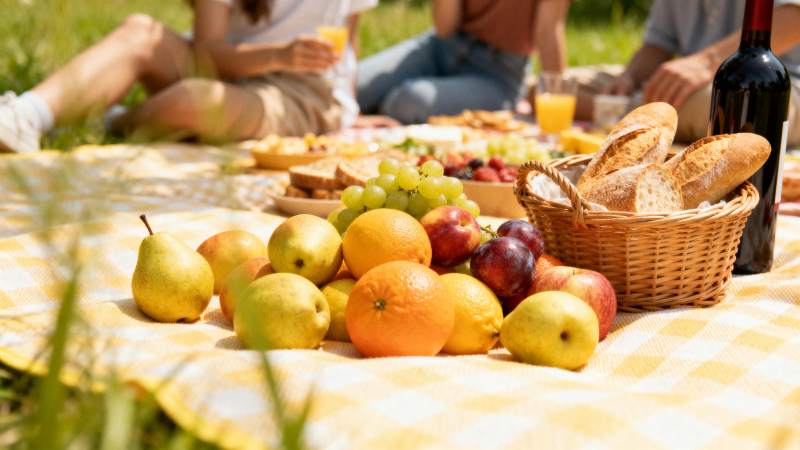 野餐水果盛宴图片