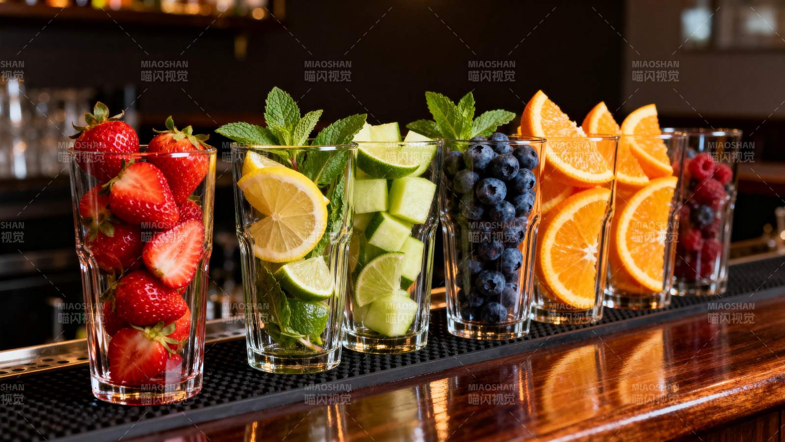 水果饮品拼盘图片