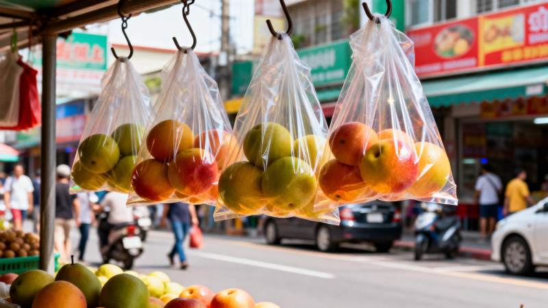 街头水果摊图片