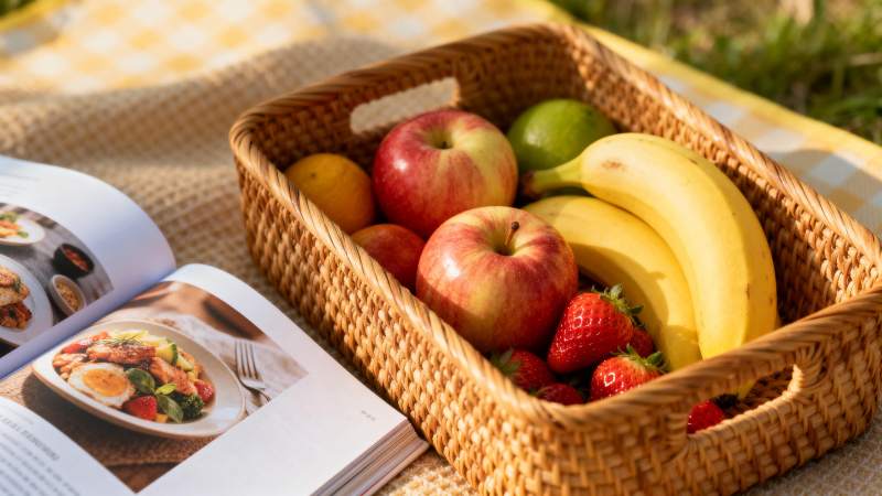 水果篮与美食书图片