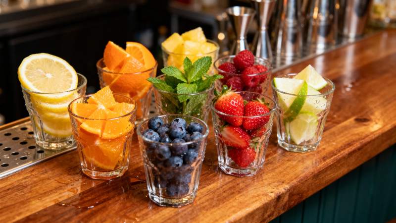 缤纷水果杯图片