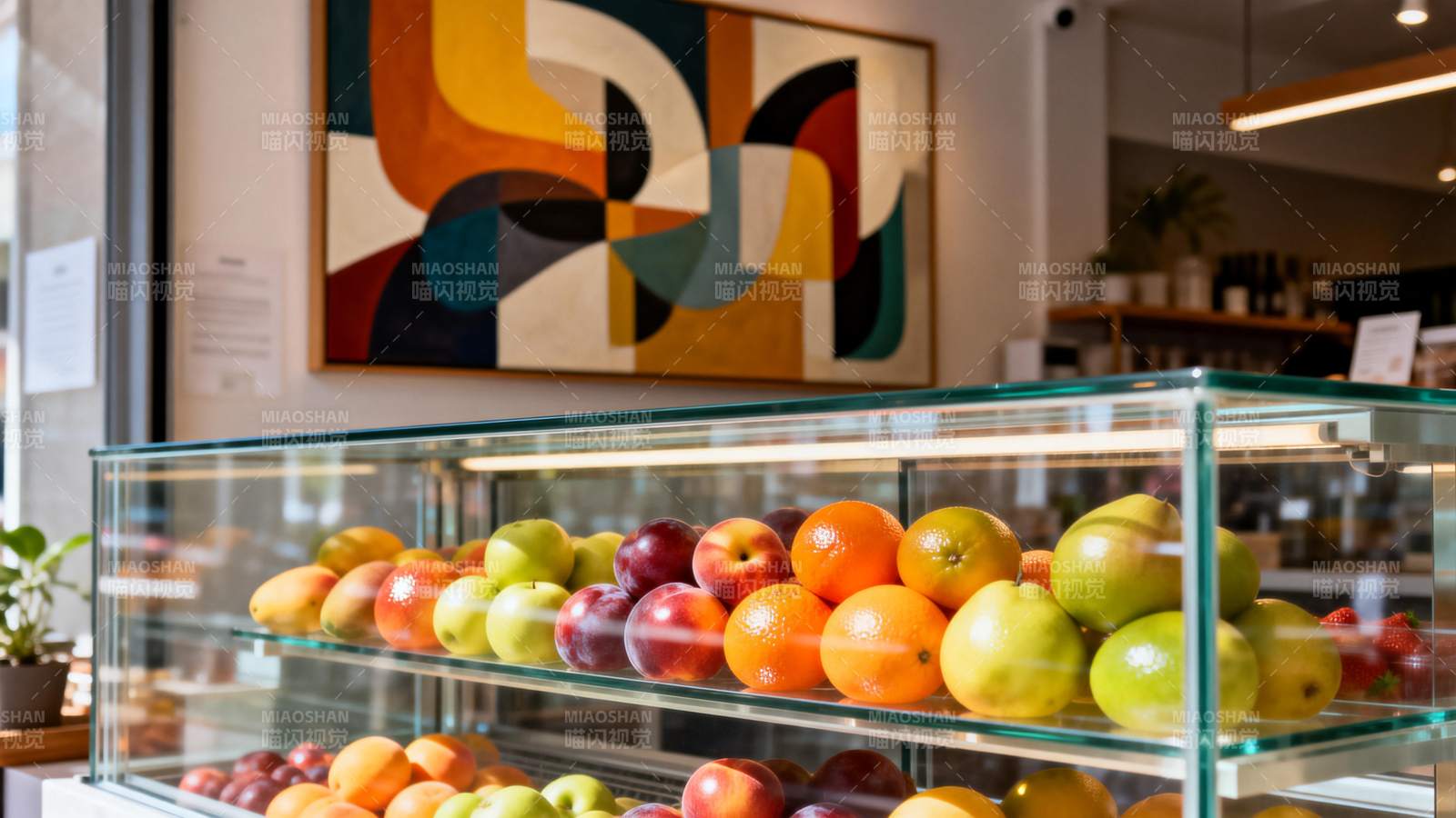 水果展示柜图片