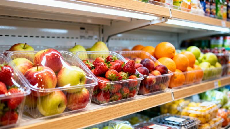 超市水果区展示图片