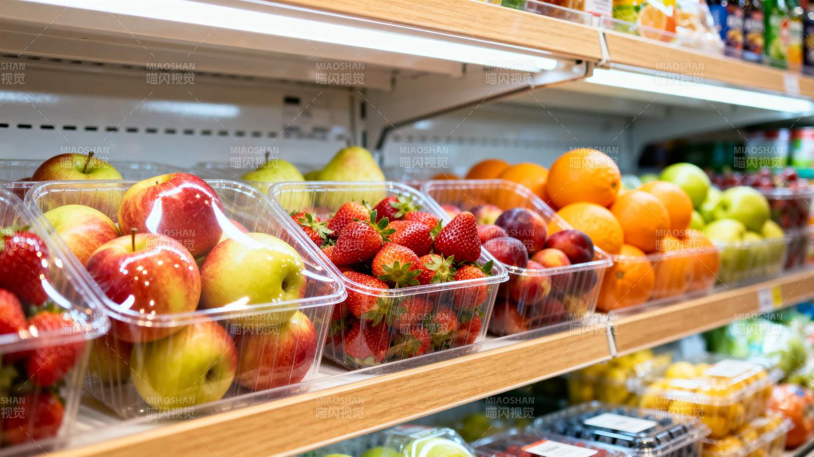 超市水果区展示图片