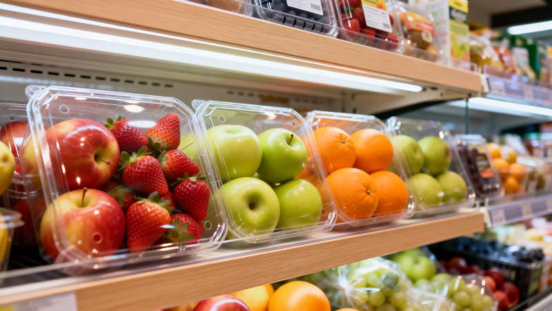 超市水果陈列图片