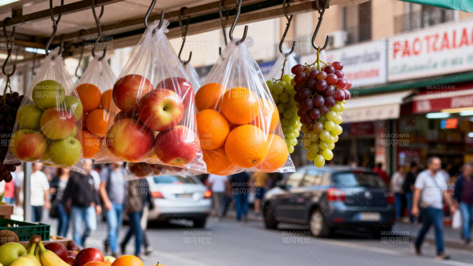 街市水果摊图片