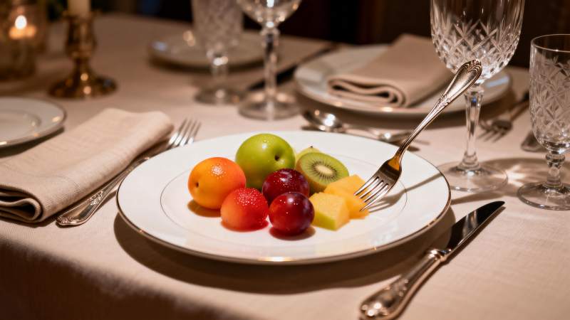 精致果盘餐桌摆设图片