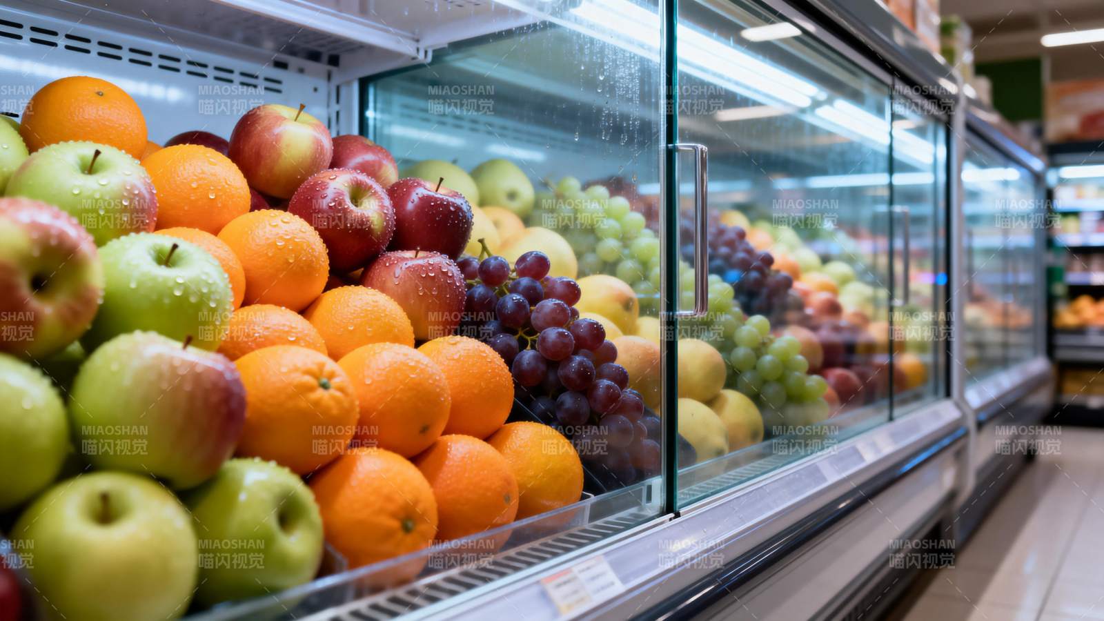 超市水果区展示图片