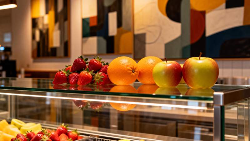 水果展示柜图片