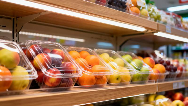 超市水果陈列图片