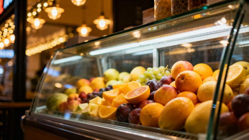 水果展示柜图片