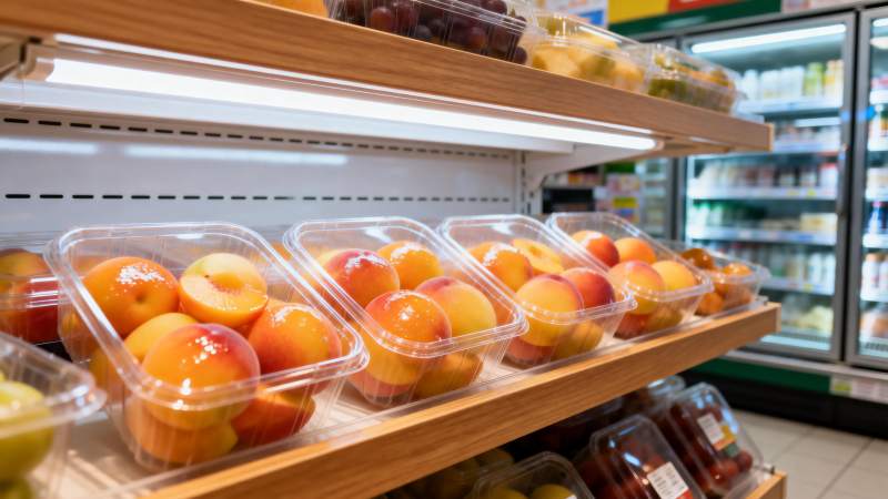 超市水果区陈列图片