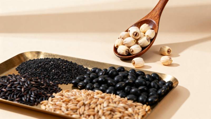 五谷杂粮养生图图片