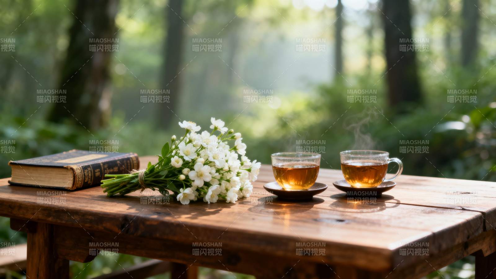 林间茶香书影图片