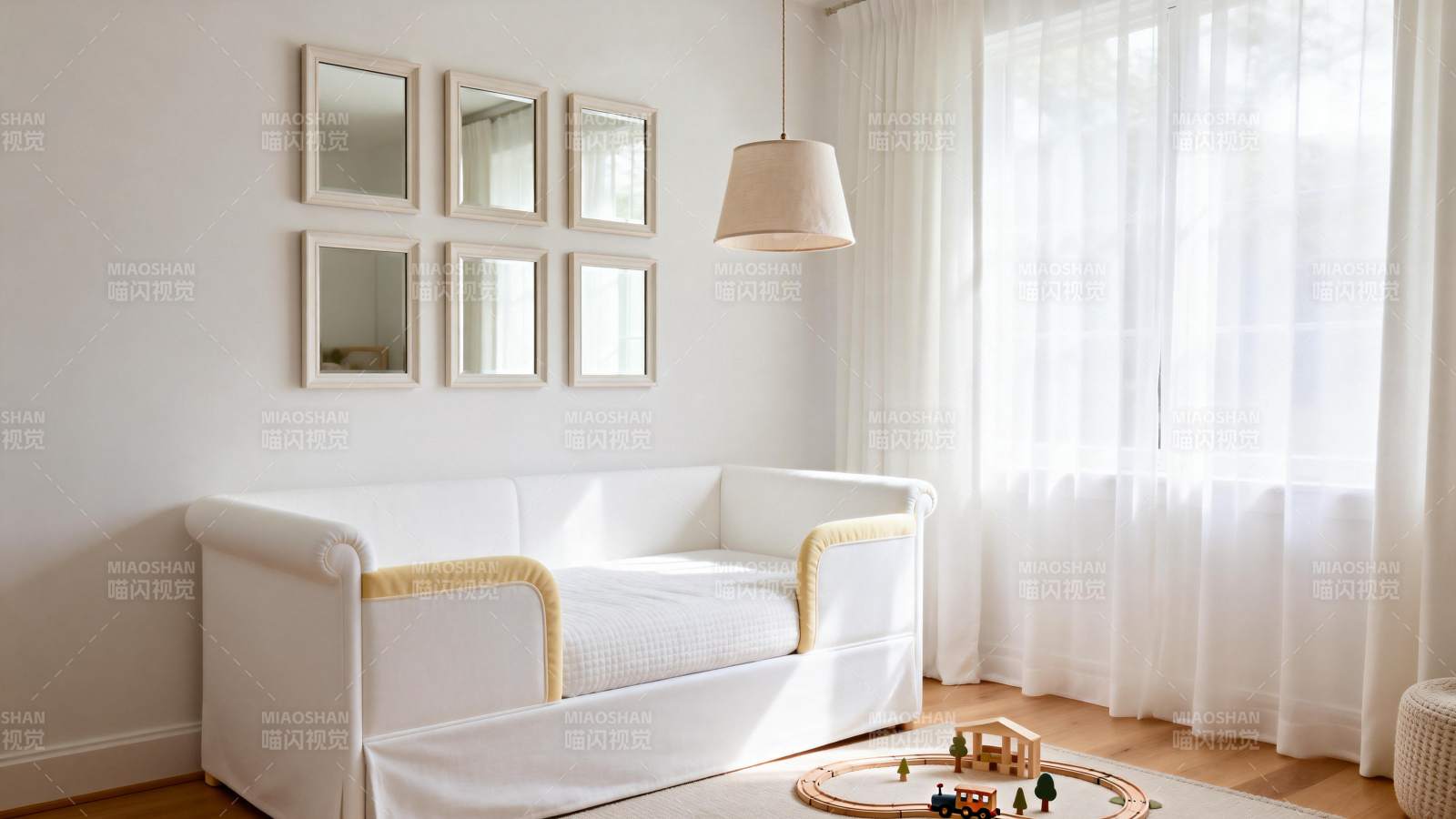 温馨简约客厅一角图片