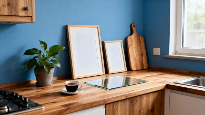 厨房角落的温馨布置图片