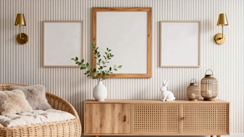 温馨自然风家居布置图片