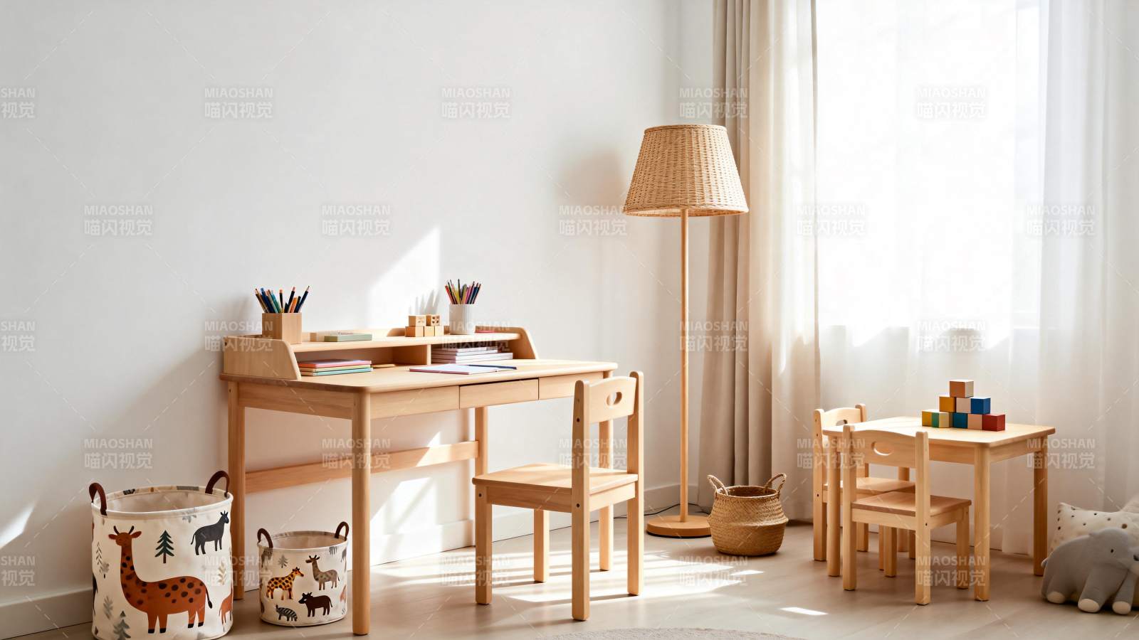 温馨儿童学习角图片