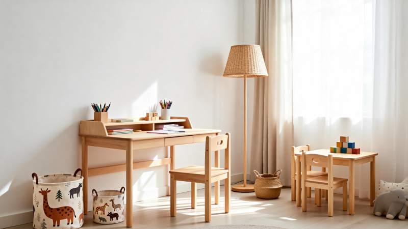 温馨儿童学习角图片