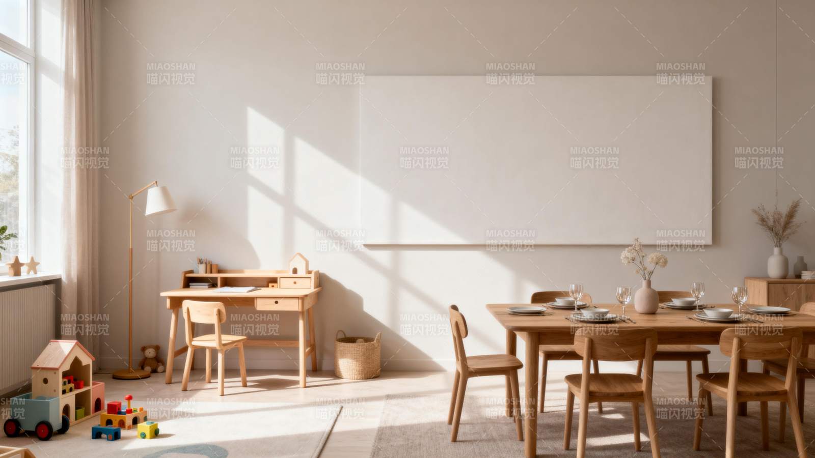 温馨儿童学习角图片