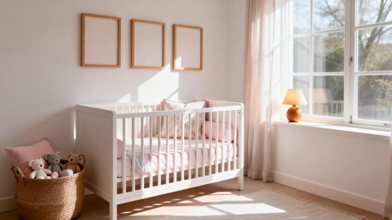 温馨婴儿房图片