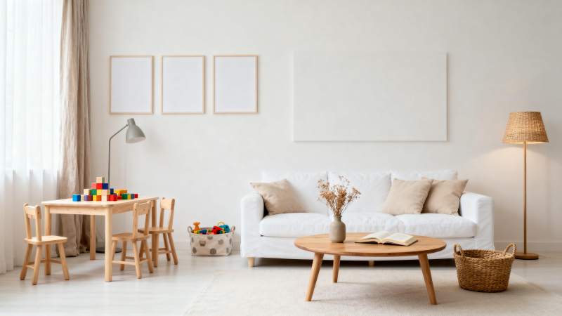 简约客厅布置图片