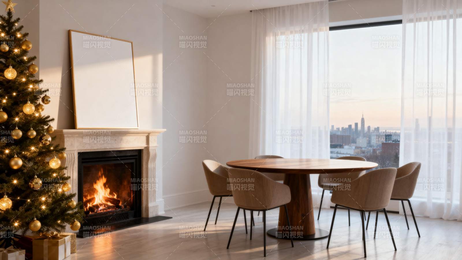 温馨圣诞客厅图片