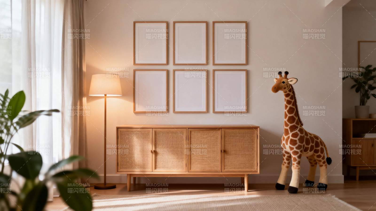 温馨客厅一角图片