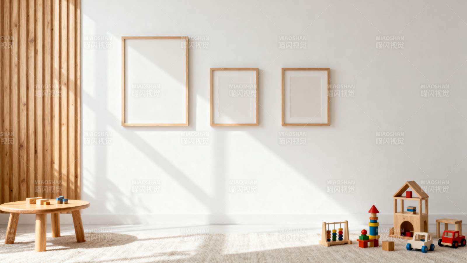 温馨儿童房一角图片