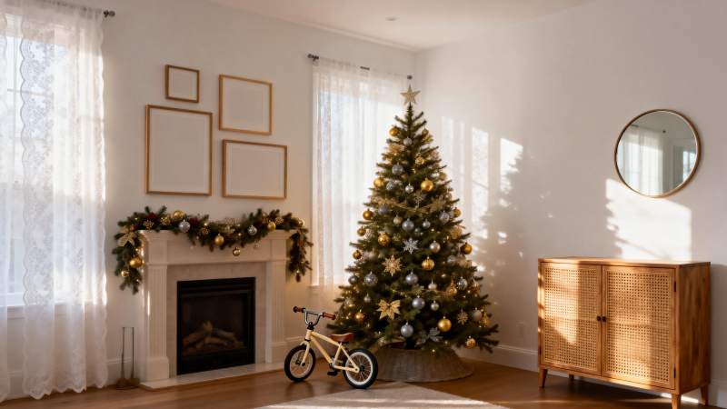 温馨圣诞家居布置图片