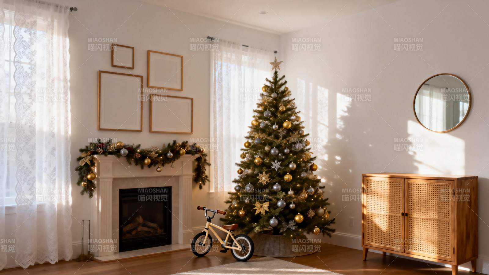 温馨圣诞家居布置图片