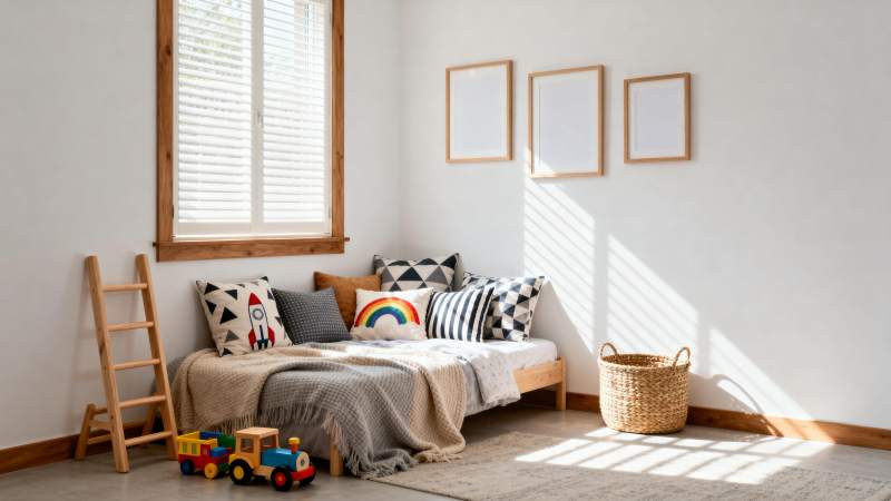 温馨儿童房布置图片