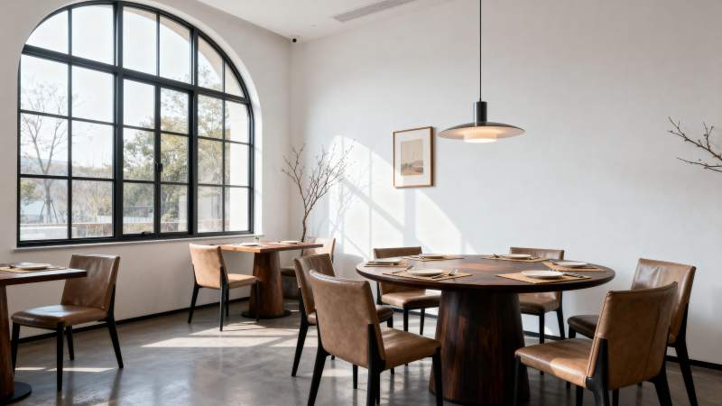 简约现代餐厅一角图片