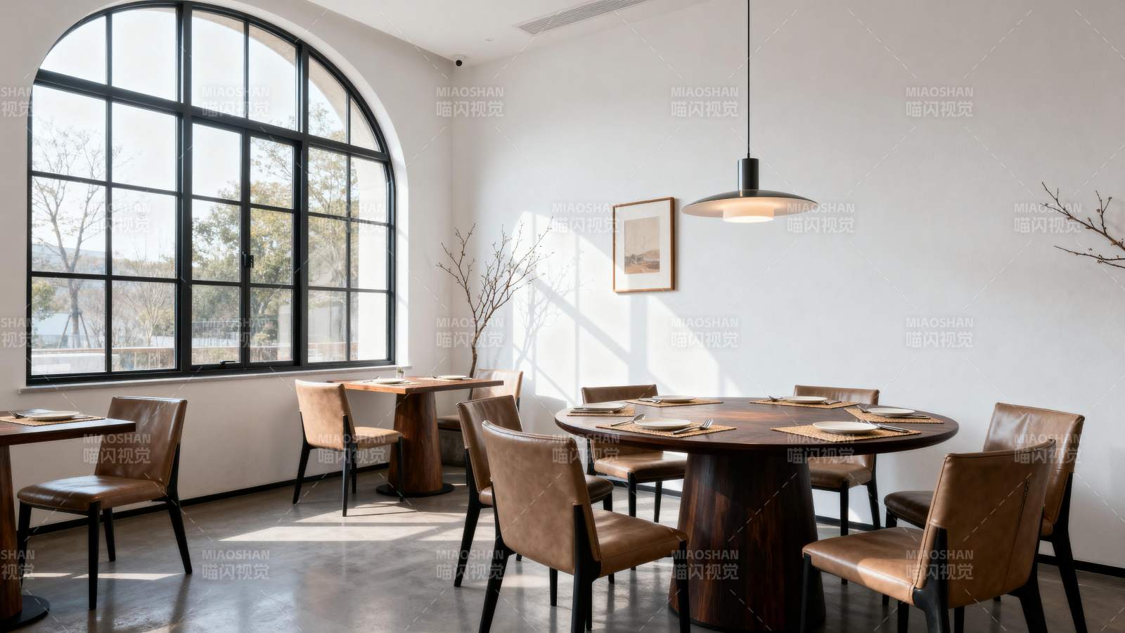 简约现代餐厅一角图片