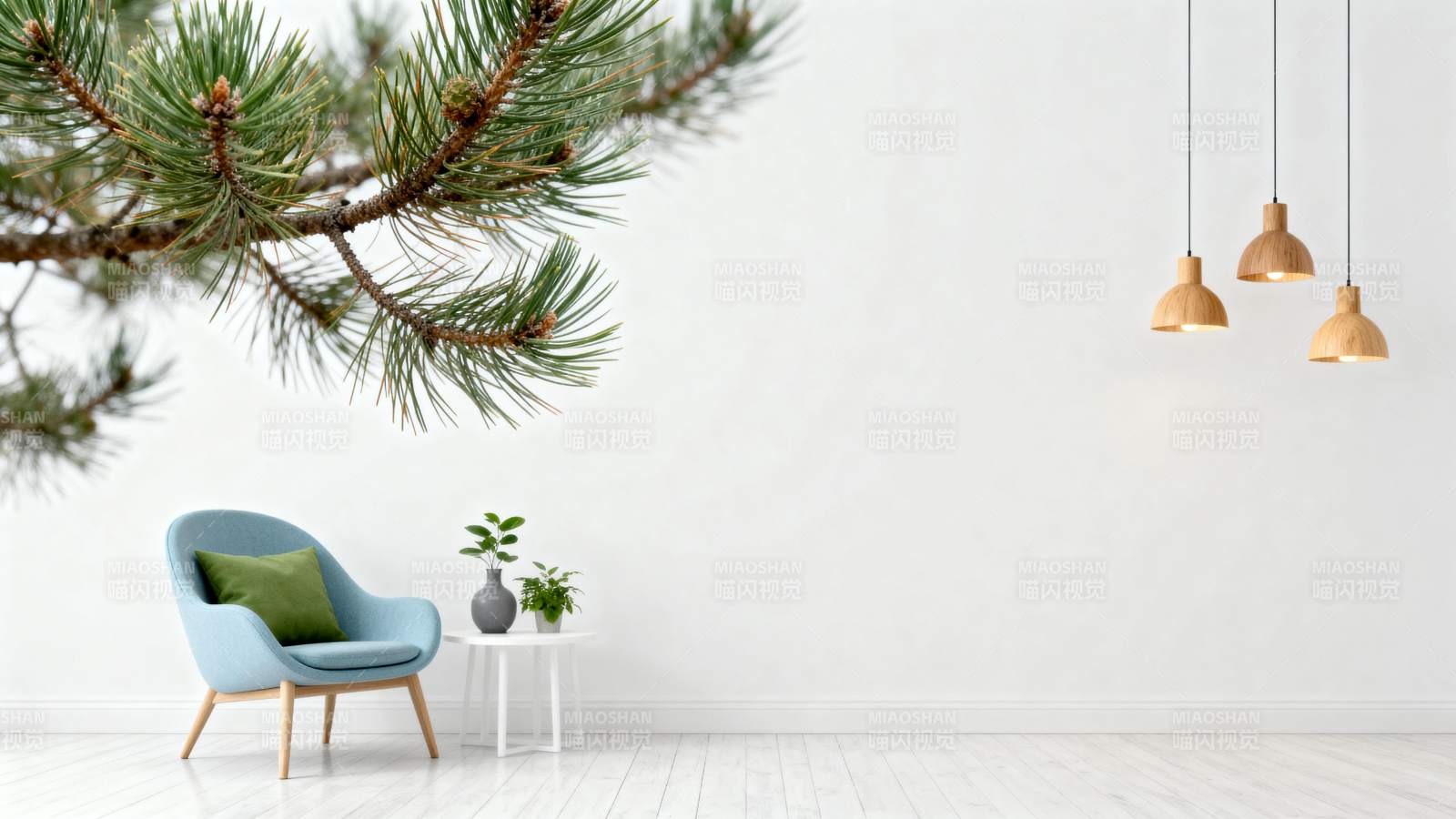 简约家居绿意盎然图片