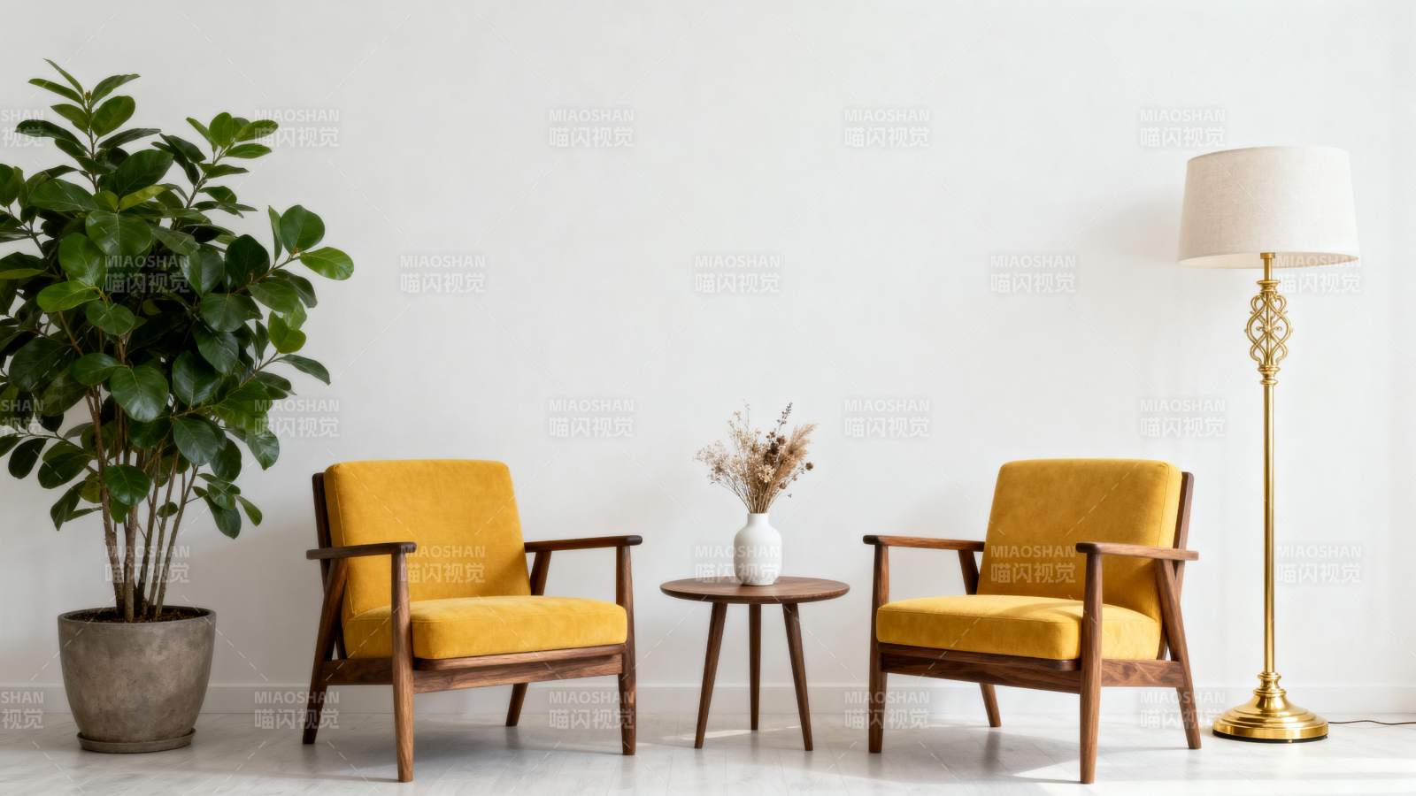 温馨客厅一角图片