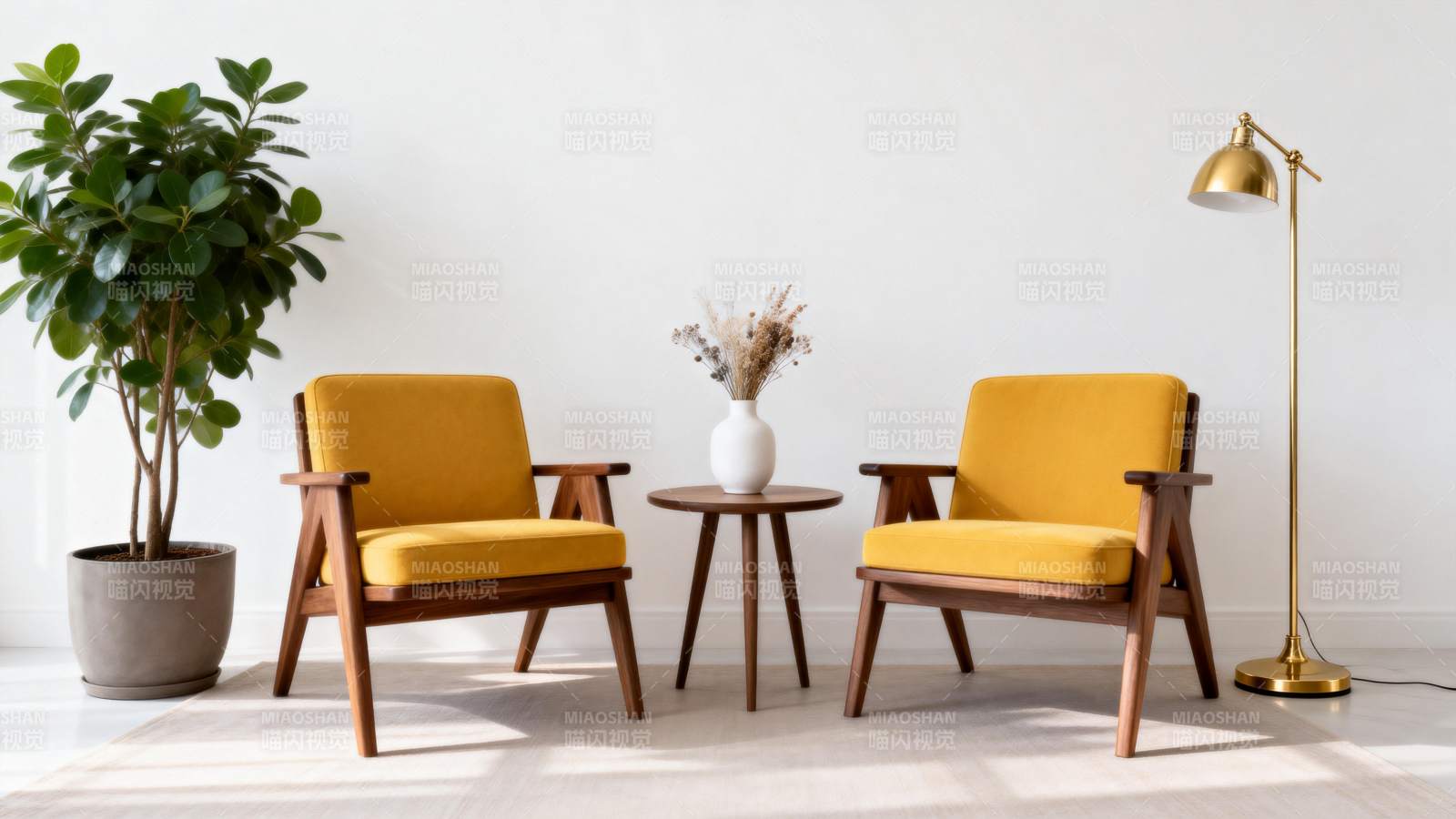 温馨客厅一角图片