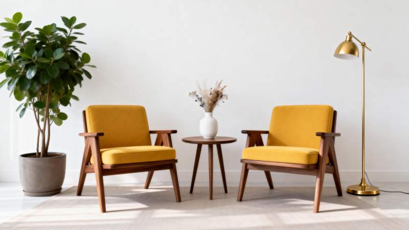 温馨客厅一角图片