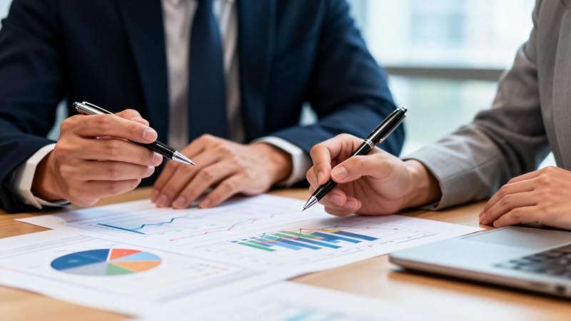 商务会议分析图表图片