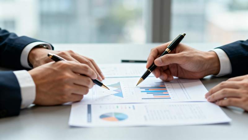 商务洽谈分析报表图片