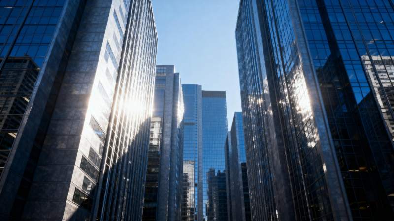 城市高楼林立图片