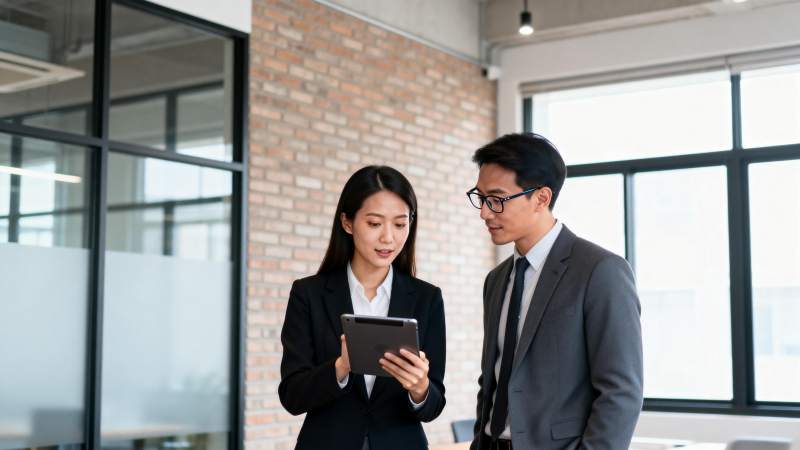 职场协作瞬间图片