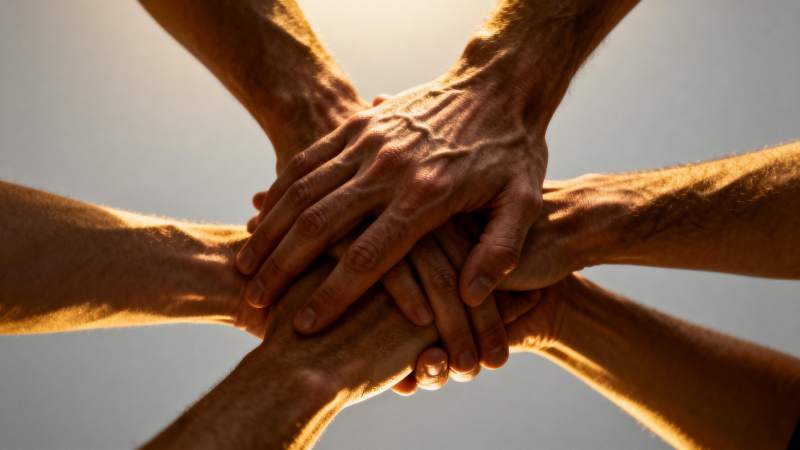 团结一心 共筑未来图片