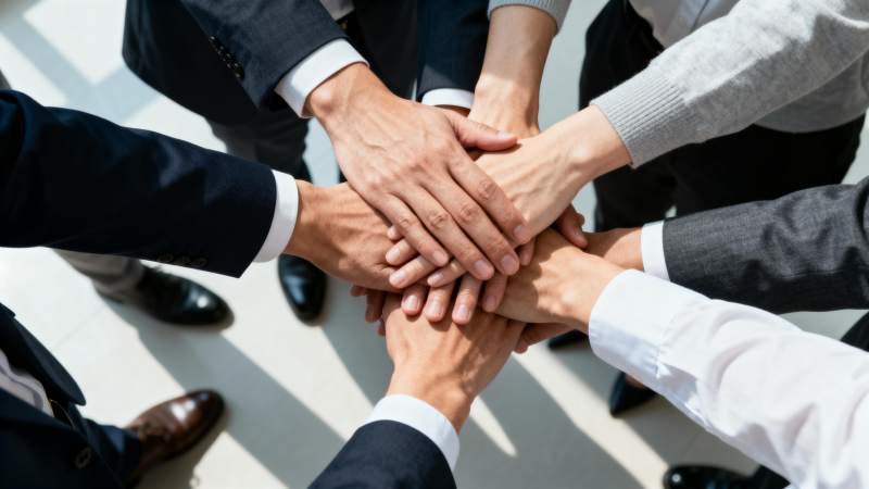 团队协作 共筑未来图片